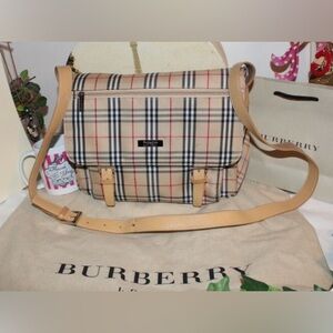COPY - Burberry Beige and Black Plaid Shoulder Bag